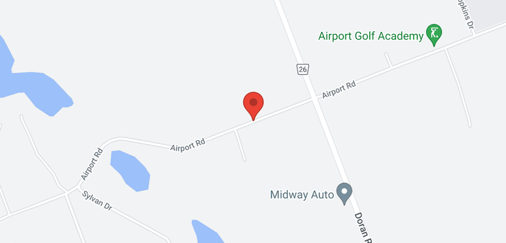 map of 581 AIRPORT ROAD